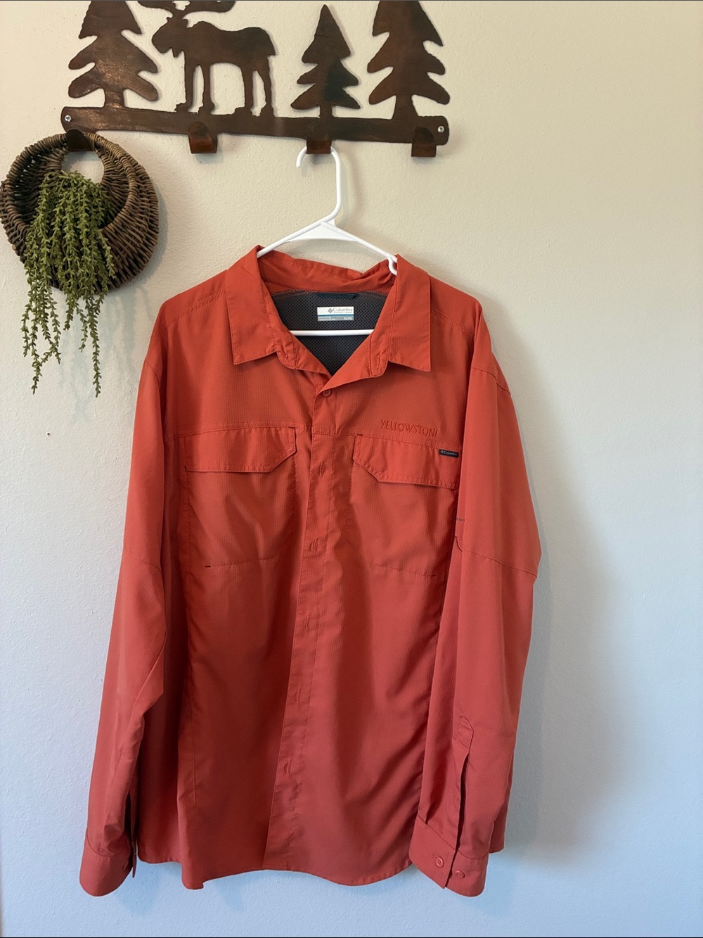 Columbia Men's XL Vented Hiking/Fishing Shirt